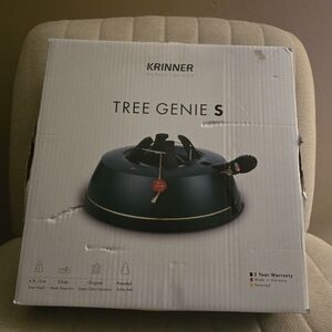 KRINNER Tree Genie Christmas Tree Stand, Small - Pedal Setup for 6ft Trees. NIB!
